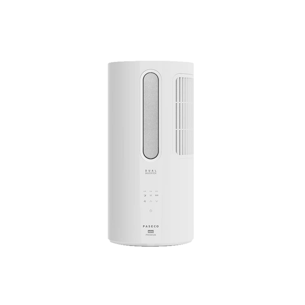 [PWA-M3500PS] 파세코14.6㎡(4.4평) 25년형 미니 프리미엄 창문형에어컨 실버