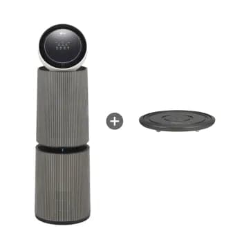 [AS356NSLLM] LG 퓨리케어 AI 오브제컬렉션 360˚ 공기청정기 M5 + 무빙휠 세트(AS356NSLLM)