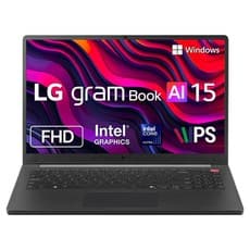 LG전자 2026 그램북 AI 15 코어 Ultra5, 타이탄 블랙, 15U50U-GA5CK, 256GB, 16GB, WIN11 Home