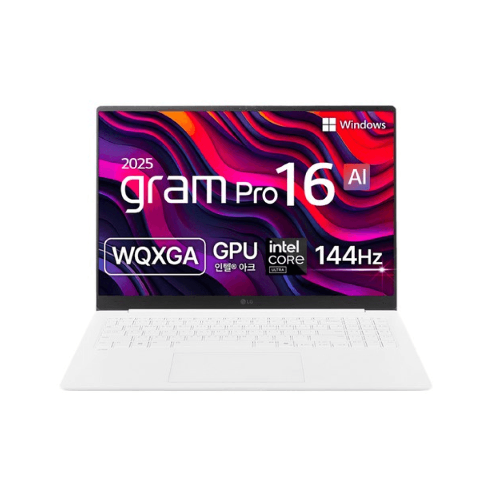 [16Z90TP-GA5CK] LG 그램 Pro AI 40.6cm 인텔® 코어™ Ultra 5(16Z90TP-GA5CK)