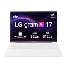 LG전자 2026 그램 프로 17 코어 Ultra5 지포스 RTX 5050 방문설치, 에센스 화이트, 512GB, 32GB, WIN11 Home, 17Z90TR-EA5HK