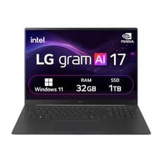 LG전자 2026 그램 프로 17 코어 Ultra7 지포스 RTX 5050 방문설치, 옵시디안 블랙, 17Z90TR-ED7HK, 1TB, 32GB, WIN11 Home