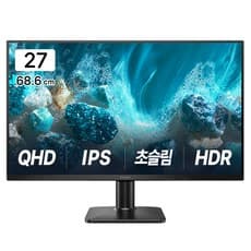 필립스 QHD IPS 보더리스 HDR 무결점 모니터, 68.6cm, 27E2N1500L