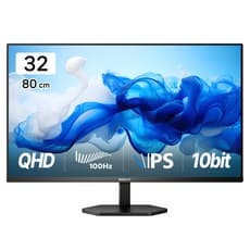 필립스 QHD 100 IPS 보더리스 HDR 무결점 모니터, 80cm, 32E1N3500