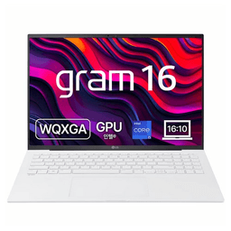 LG전자 2024 그램 16 코어Ultra5, 스노우 화이트, 256GB, 8GB, Free DOS, 16ZD90SU-GXF6K