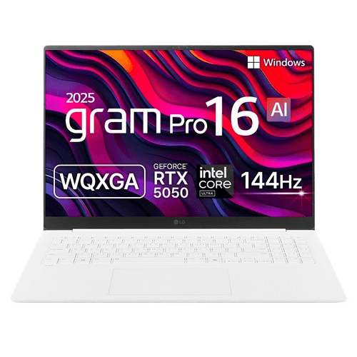 LG전자 2025 그램 프로 16 코어 Ultra5 지포스 RTX 5050, 에센스 화이트, 512GB, 32GB, WIN11 Home, 16Z90TR-EA5CK(16Z90TR-EA5CK)