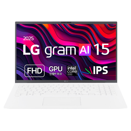 LG전자 2025 그램 AI 15 코어Ultra5 인텔 14세대, 에센스 화이트, 256GB, 16GB, Free DOS, 15ZD90T-GX56K(15ZD90T-GX56K)
