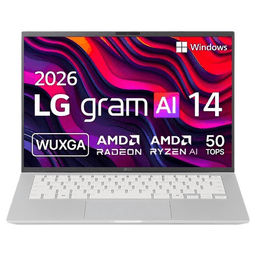 LG전자 2026 그램 AI 14 라이젠 AI 400 시리즈, 에센스 실버, 256GB, 16GB, WIN11 Home, 14Z95U-GS5CK
