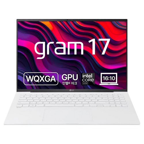 LG전자 2025 그램 AI 17 코어 Ultra5, 스노우 화이트, 17ZD90T-GX56K, 256GB, 16GB, Free DOS(17ZD90T-GX56K)