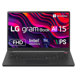 LG전자 2026 그램북 AI 15 코어 Ultra5, 타이탄 블랙, 15U50U-GROWK, 256GB, 8GB, WIN11 Home
