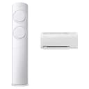 삼성전자 56.9㎡(17.2평) + 18.7㎡(5.7평) AI Q9000 홈멀티형 에어컨 AF60F17D11WRZ + 리모컨 세트 , 매립배관형