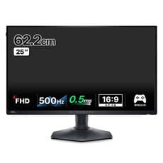 델 FHD 에일리언웨어 500Hz 0.5ms IPS 게이밍 모니터, 622mm, AW2524HF