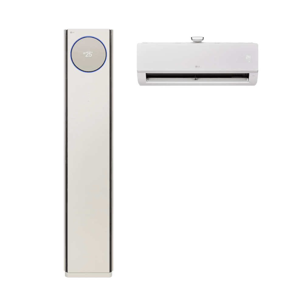 LG 휘센 오브제컬렉션 타워I 에어컨 2in1 (9시리즈) 58.5㎡ 1등급(FQ18EN9BE2)