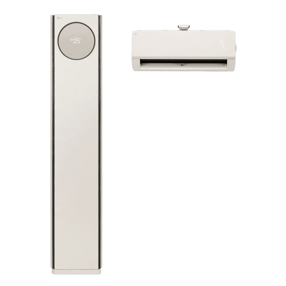 LG 휘센 오브제컬렉션 타워에어컨 2in1 (프리미엄)58.5㎡2등급_단종(FQ18PDNBA2)