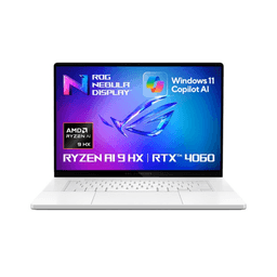 에이수스 2024 ROG 제피러스 G16 라이젠9 라이젠 AI 300시리즈 지포스 RTX 4060 GA605WV-QR071W, 플래티넘 화이트, 1TB, 32GB, WIN11 Home