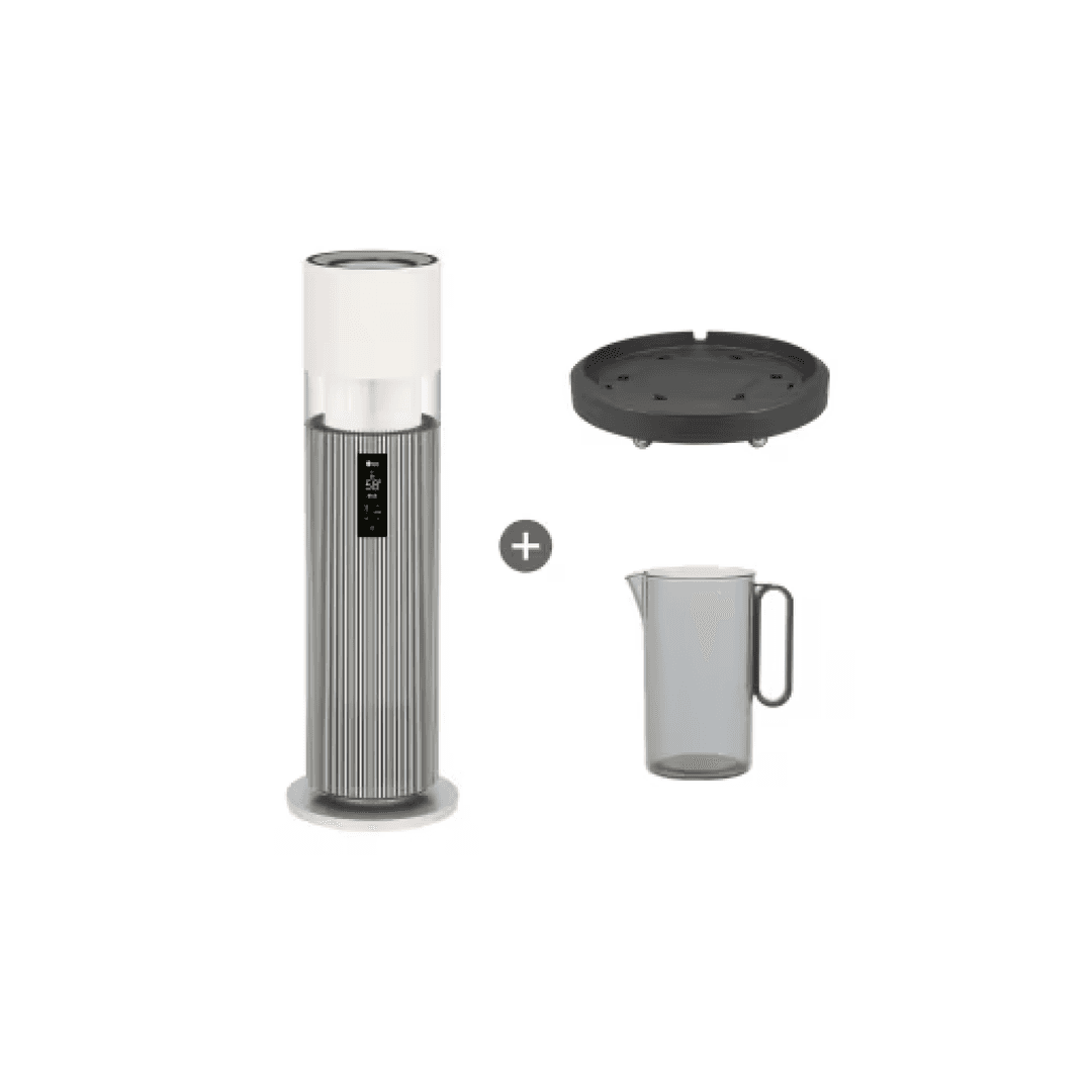 [HY705RSUABM] LG 퓨리케어 오브제 하이드로타워+무빙휠+급수비커 세트(HY705RSUABM)