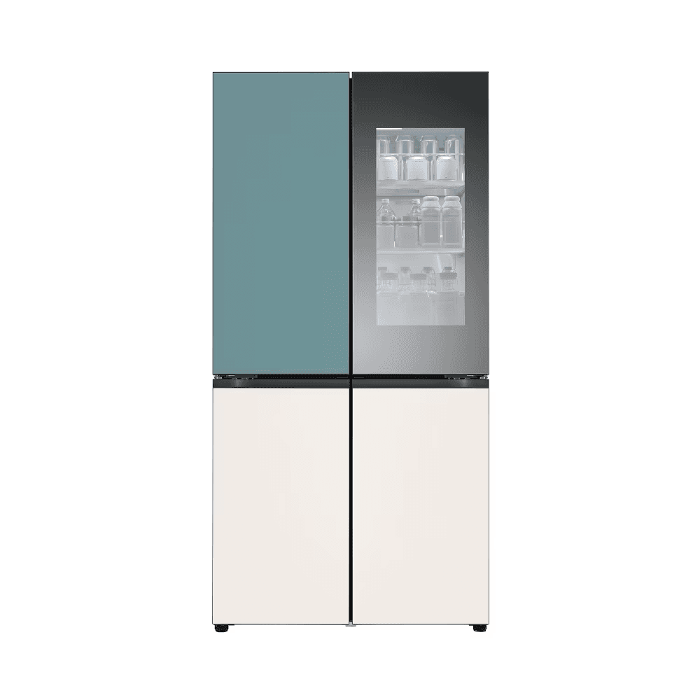 LG 디오스 오브제컬렉션 노크온 더블매직스페이스 (수도관 연결형) 냉장고 859L 2등급(M874GTB572S)