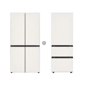 [R937GBB037] LG 디오스 오브제 냉장고 Fit & Max + LG 디오스 오브제 김치톡톡 Fit & Max M626GBB032+Z334GBB171(R937GBB037)