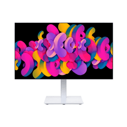 주연테크 4K UHD 모니터 USB C 65W 피벗 화이트, 68cm, V27UI-60M(무결점)