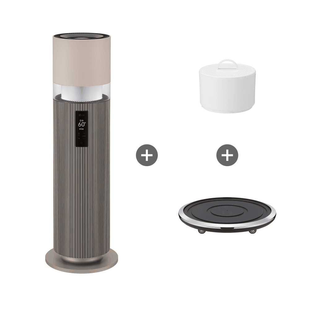 LG 퓨리케어 오브제컬렉션 하이드로타워 + 무빙휠(HY703RCAAHM)