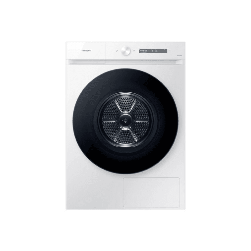 삼성전자 BESPOKE 그랑데 AI 건조기 DV17CB6600BW 17kg 방문설치, 화이트(DV17CB6600BW)