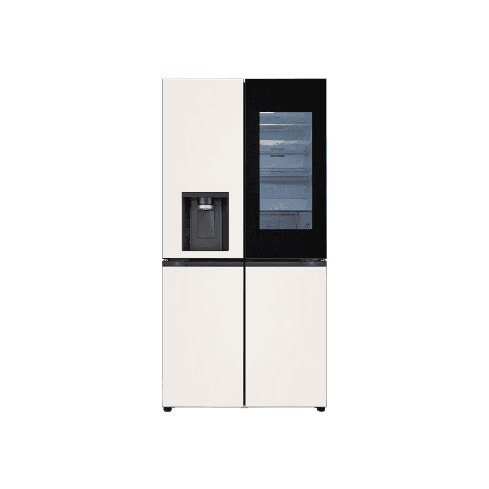 LG 디오스 오브제컬렉션 STEM 얼음정수 냉장고 (노크온 매직스페이스)(J825GBB442)