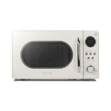 쿠잉전자 레트로 전자레인지 버튼 다이얼식 20L, MM-R20ECR